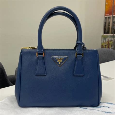 nwob prada turquoise saffiano leather